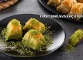 1 Adet Baklava Kaç Kalori?