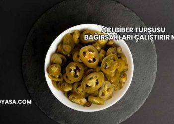 Acı Biber Turşusu Bağırsakları Çalıştırır mı?