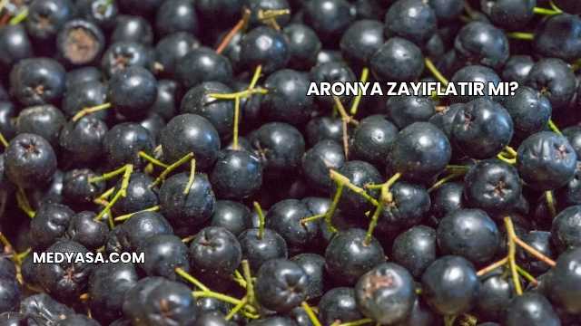 Aronya Zayıflatır mı?