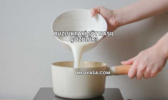 Buzluktaki Süt Nasıl Çözülür?