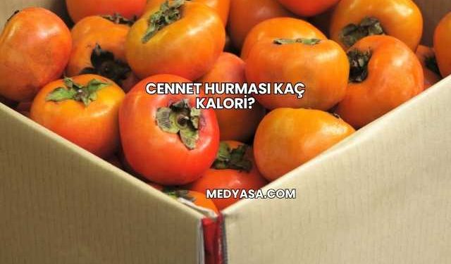 Cennet Hurması Kaç Kalori?