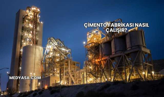 Çimento Fabrikası Nasıl Çalışır?
