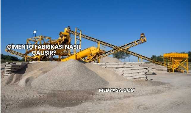 Çimento Fabrikası Nasıl Çalışır?