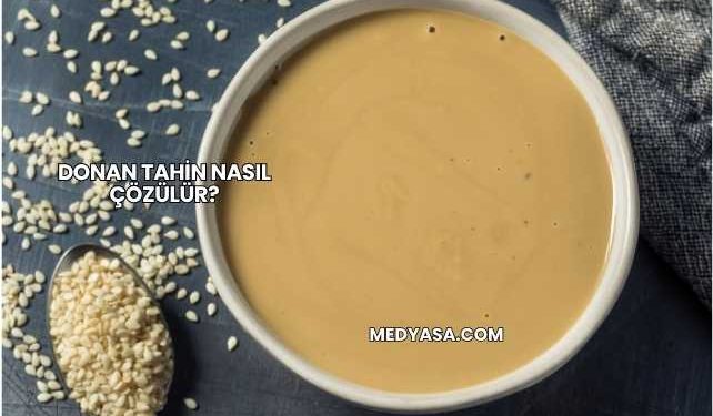 Donan Tahin Nasıl Çözülür?