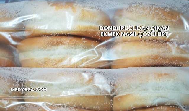 Dondurucudan Çıkan Ekmek Nasıl Çözülür?