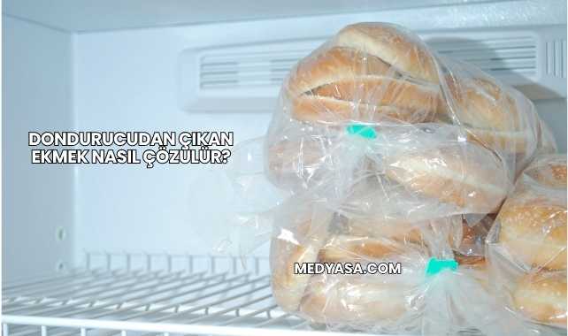 Dondurucudan Çıkan Ekmek Nasıl Çözülür?
