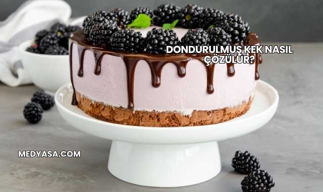 Dondurulmuş Kek Nasıl Çözülür?