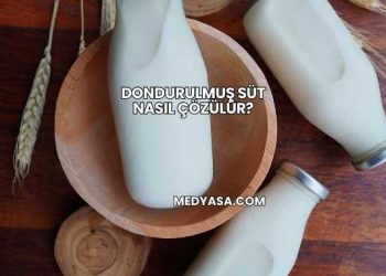 Dondurulmuş Süt Nasıl Çözülür?