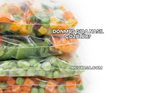 Donmuş Gıda Nasıl Çözülür?