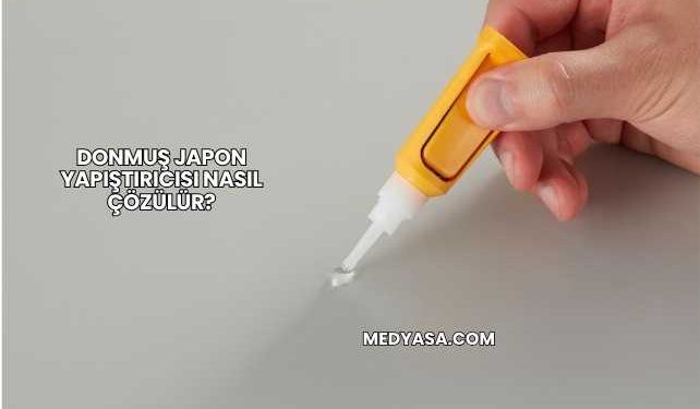 Donmuş Japon Yapıştırıcısı Nasıl Çözülür?