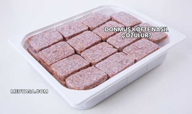 Donmuş Köfte Nasıl Çözülür?