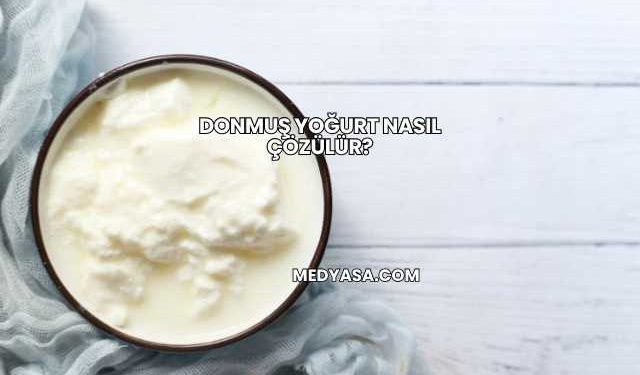 Donmuş Yoğurt Nasıl Çözülür?