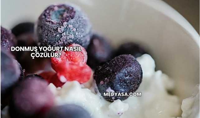 Donmuş Yoğurt Nasıl Çözülür?
