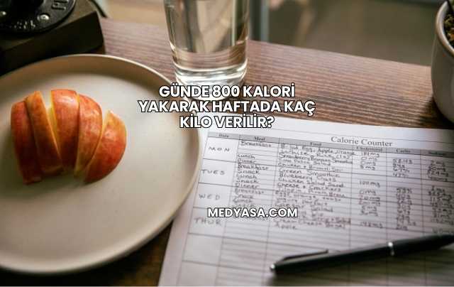 Günde 800 Kalori Yakarak Haftada Kaç Kilo Verilir?