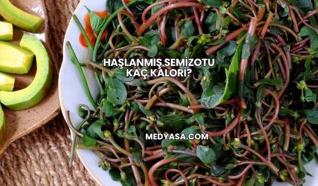Haşlanmış Semizotu Kaç Kalori?