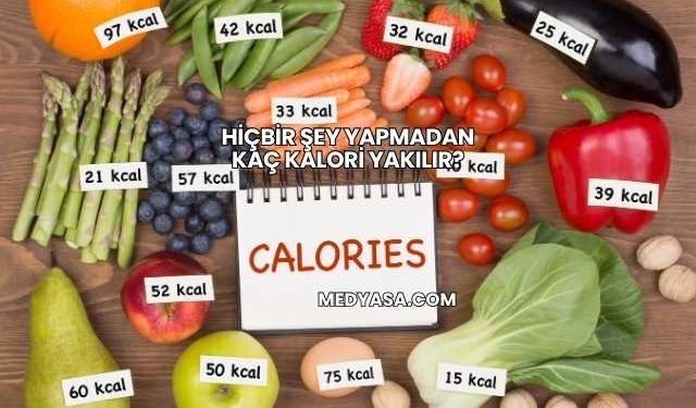 Hiçbir Şey Yapmadan Kaç Kalori Yakılır?