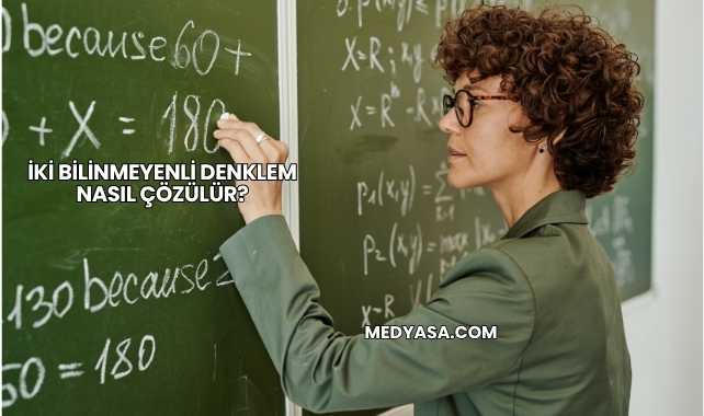 İki Bilinmeyenli Denklem Nasıl Çözülür?