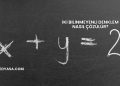 İki Bilinmeyenli Denklem Nasıl Çözülür?