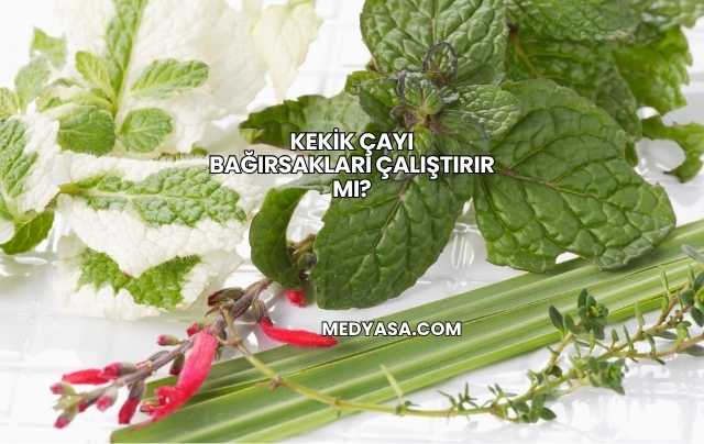 Kekik Çayı Bağırsakları Çalıştırır mı?