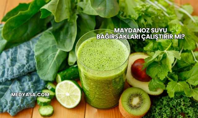 Maydanoz Suyu Bağırsakları Çalıştırır mı?