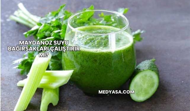 Maydanoz Suyu Bağırsakları Çalıştırır mı?