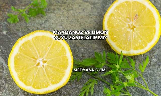 Maydanoz ve Limon Suyu Zayıflatır mı?