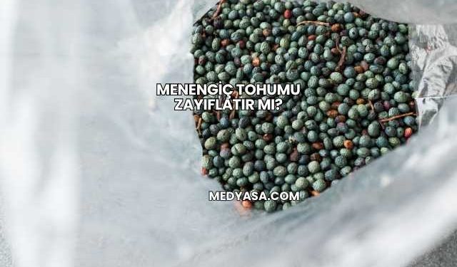 Menengiç Tohumu Zayıflatır mı?