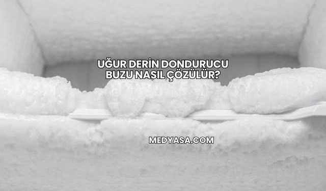 Uğur Derin Dondurucu Buzu Nasıl Çözülür?