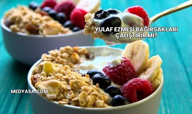 Yulaf Ezmesi Bağırsakları Çalıştırır mı?