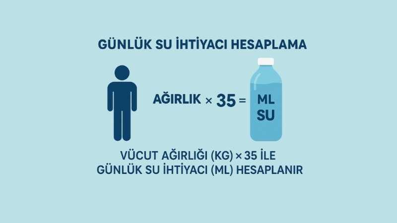 Günlük Su İhtiyacı Hesaplama