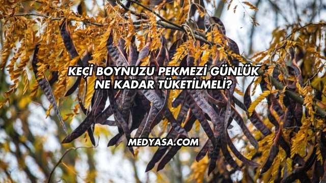 Keçi Boynuzu Pekmezi Günlük Ne Kadar Tüketilmeli?