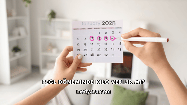Regl Döneminde Kilo Verilir mi